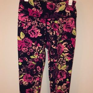 Flowery leggings